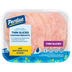 Perdue Thin Sliced Antibiotic Free Chicken Breast - 0.85-1.6lbs - price per lb
