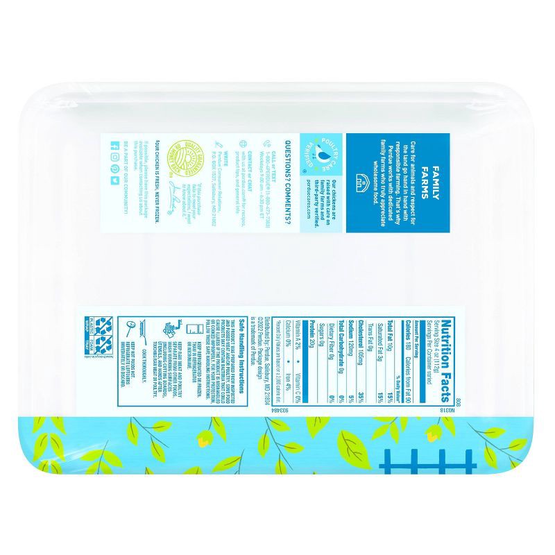 slide 2 of 5, Perdue Antibiotic Free Chicken Drumsticks - 1.6-2.2lbs - price per lb, per lb