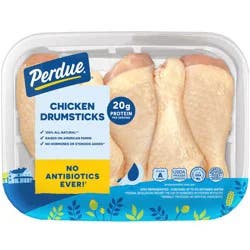 Perdue Antibiotic Free Chicken Drumsticks - 1.6-2.2lbs - price per lb