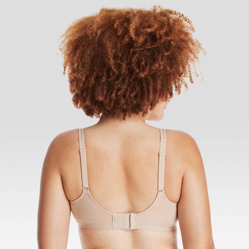 slide 3 of 4, Hanes Women's Xtemp Foam Wirefree Bra G507 - Beige L, 1 ct