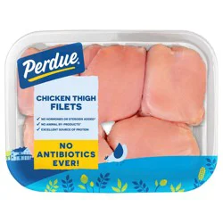 Perdue Boneless & Skinless Antibiotic Free Chicken Thigh Filets - 1.4-2.2lbs - price per lb