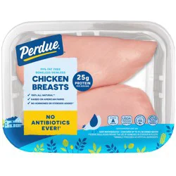 Perdue Boneless & Skinless Antibiotic Free Chicken Breast - 1.3-2.4lbs - price per lb