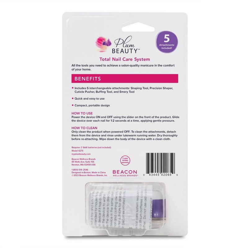 slide 2 of 8, Plum Beauty Total Nail Care System, 1 ct