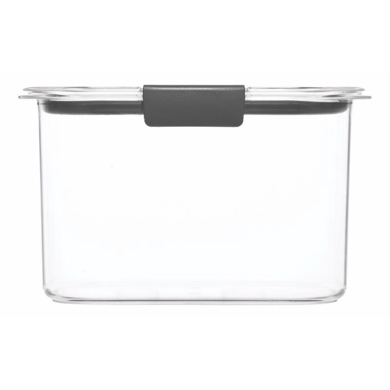 slide 2 of 4, Rubbermaid Brilliance 7.8 cup Pantry Airtight Food Storage Container: Clear Plastic, Dishwasher & Freezer Safe, 1 ct