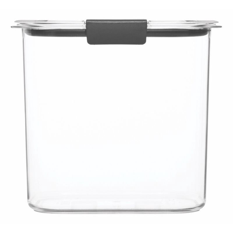 slide 2 of 4, Rubbermaid Brilliance 12 cup Pantry Airtight Food Storage Container: Clear Plastic, Freezer & Dishwasher-Safe, 1 ct