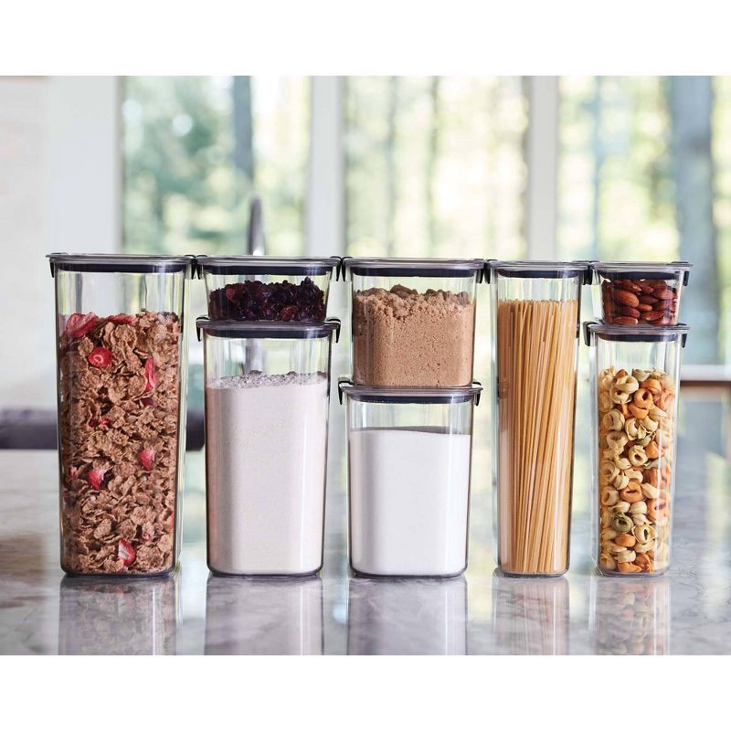 slide 4 of 5, Rubbermaid Brilliance 16 cup Pantry Airtight Food Storage Container: Clear Plastic, Freezer & Dishwasher-Safe, 1 ct