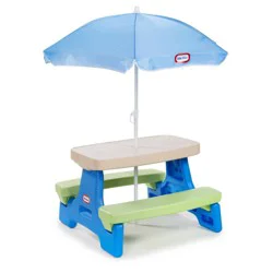 Little Tikes Easy Store Jr. Play Table with Umbrella