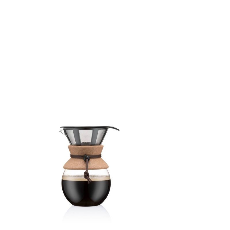 slide 6 of 7, Bodum 8 Cup / 34oz Pour Over Coffee Maker, 34 oz