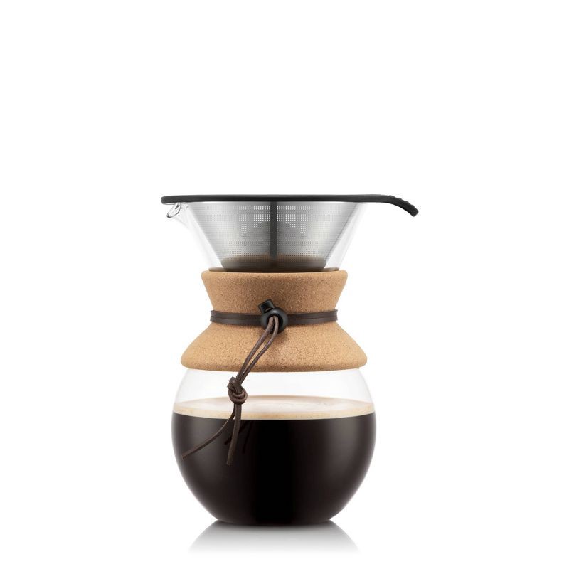 slide 1 of 7, Bodum 8 Cup 34oz Pour Over Coffee Maker, 34 oz