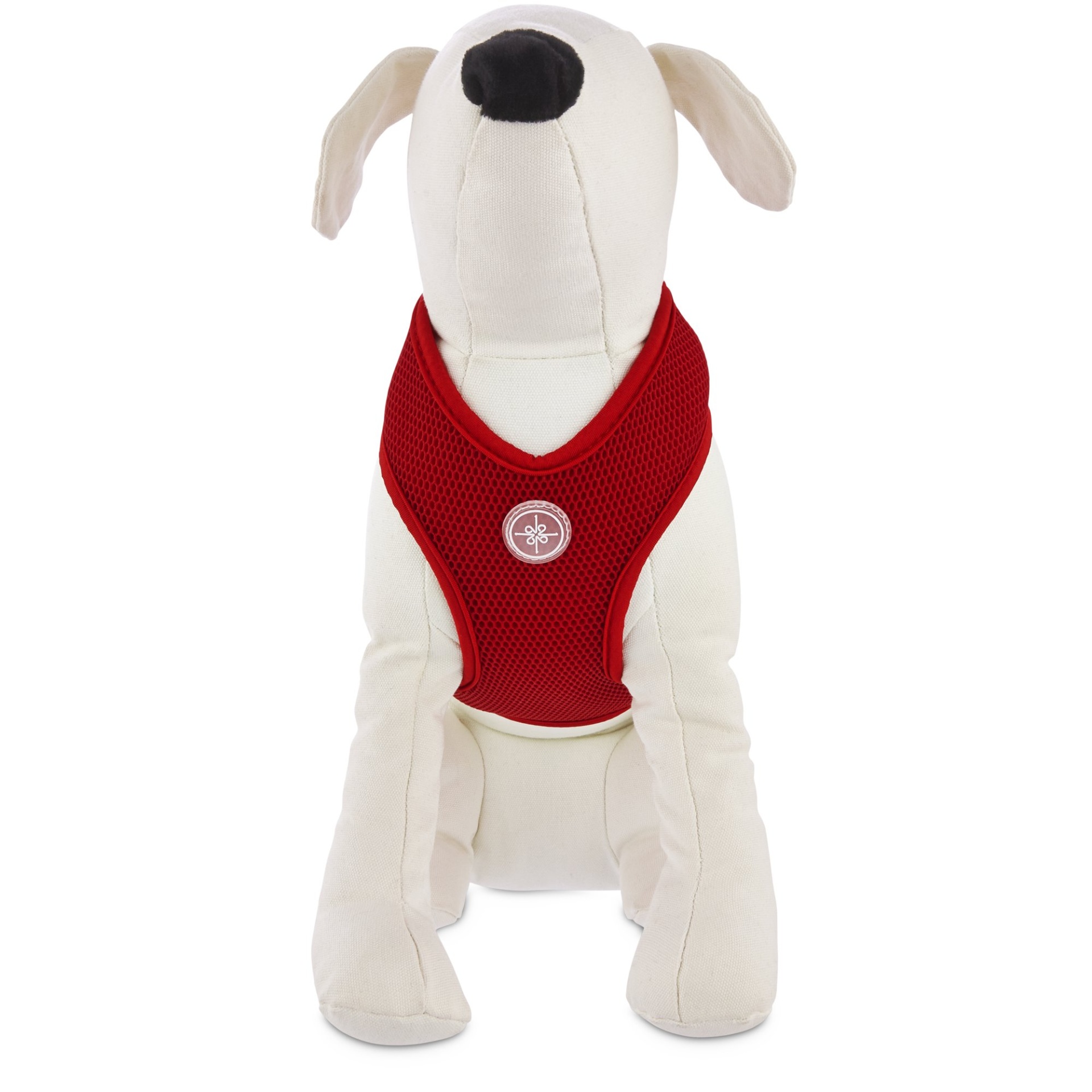 slide 1 of 1, Good2Go Red Mesh Dog Harness, MED