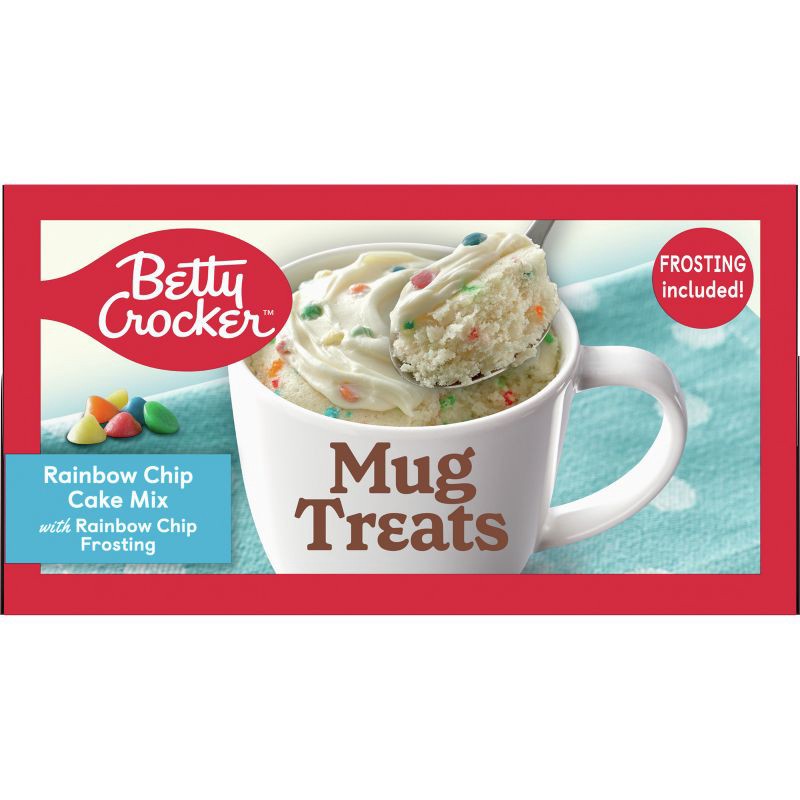 slide 7 of 11, Betty Crocker Mug Treats Rainbow Chip Cake Mix - 4ct/13.9oz, 4 ct, 13.9 oz