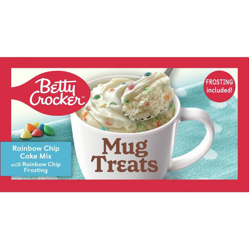 slide 9 of 11, Betty Crocker Mug Treats Rainbow Chip Cake Mix - 4ct/13.9oz, 4 ct, 13.9 oz