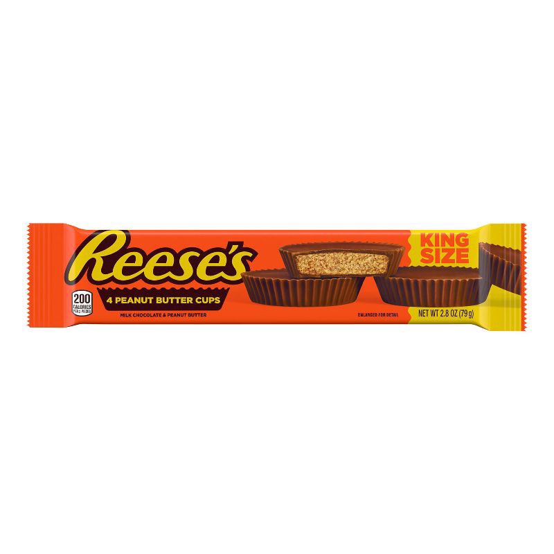 slide 2 of 7, 2.8oz Reese's Peanut Butter Cup King Size Candy, 2.8 oz