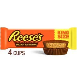 Reese's Milk Chocolate King Size Peanut Butter Cups Candy - 2.8oz