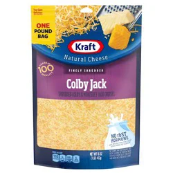 Kraft Colby Jack Finely Shredded Cheese, 16 oz Bag