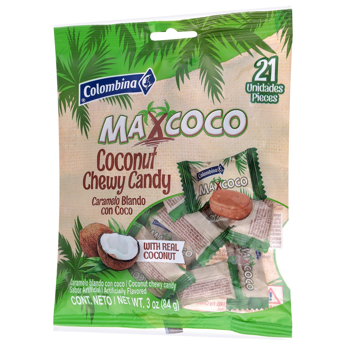 slide 3 of 4, Colombina Maxcoco Coconut Chewy Candy 21 Each, 21 ct