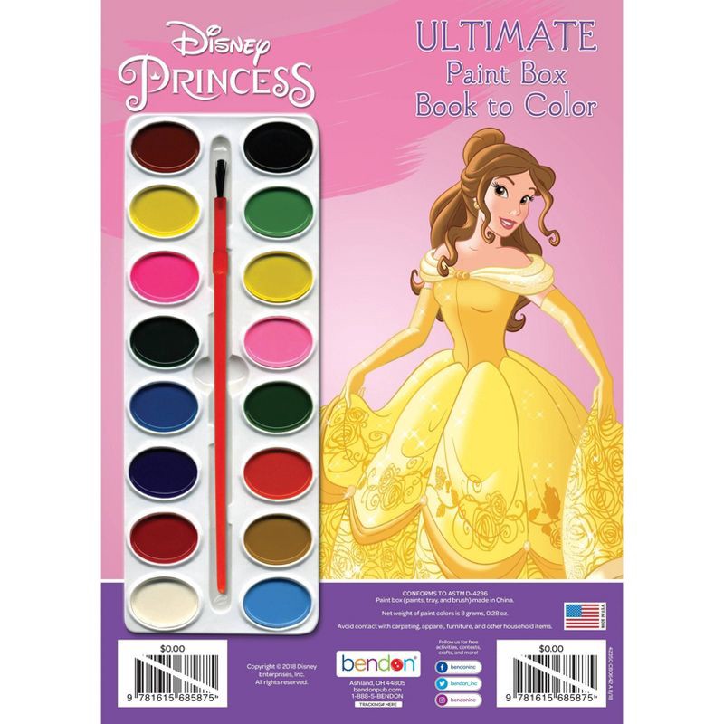 slide 3 of 3, Bendon Disney Princess Paintbox Book - Target Exclusive Edition, 1 ct