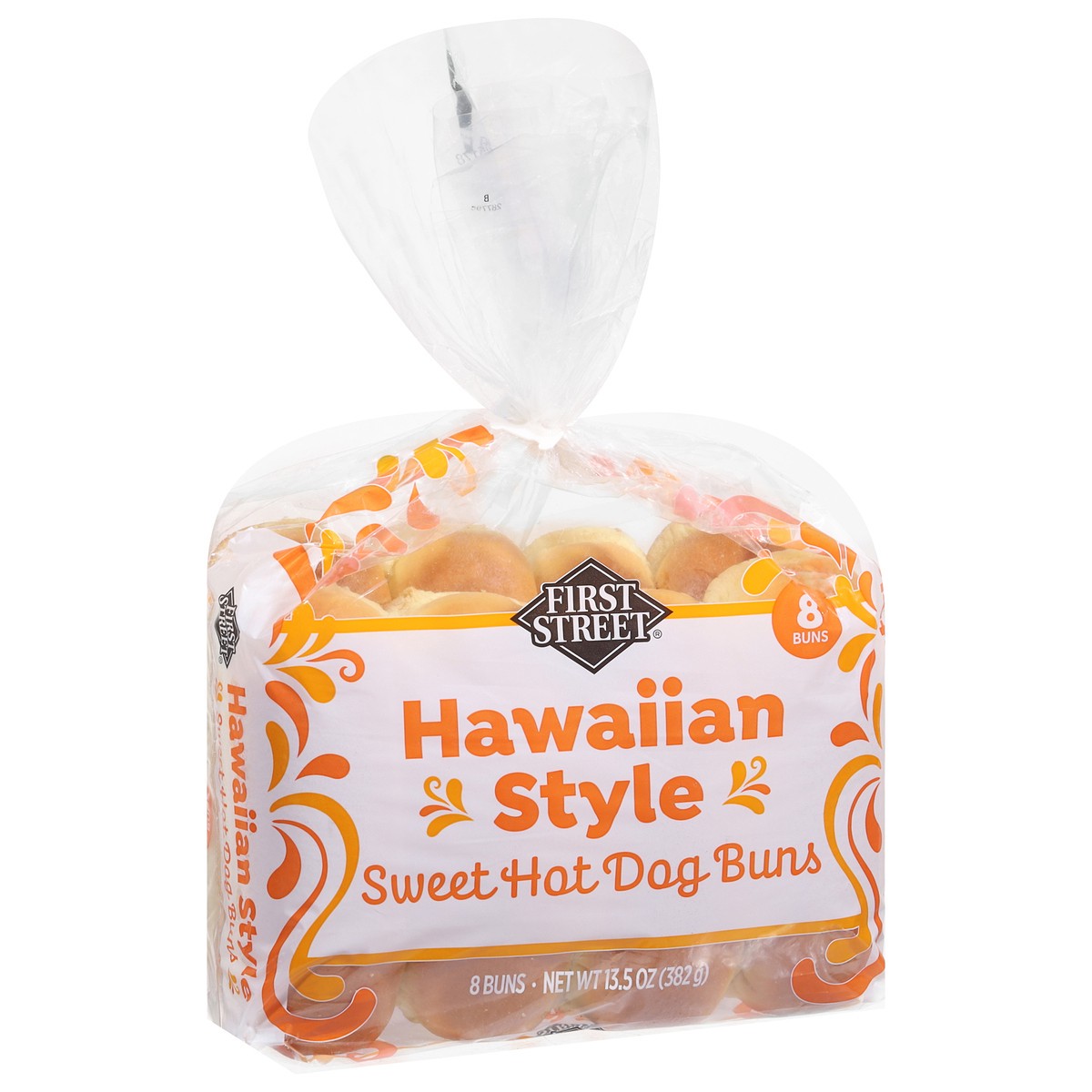 slide 3 of 14, First Street Hawaiian Hot Dog Bun, 13.52 oz