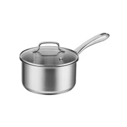 Cuisinart Classic 2.5qt Stainless Steel Saucepan with Cover - 831925-18: Even-Heating, Dishwasher & Oven-Safe Pot