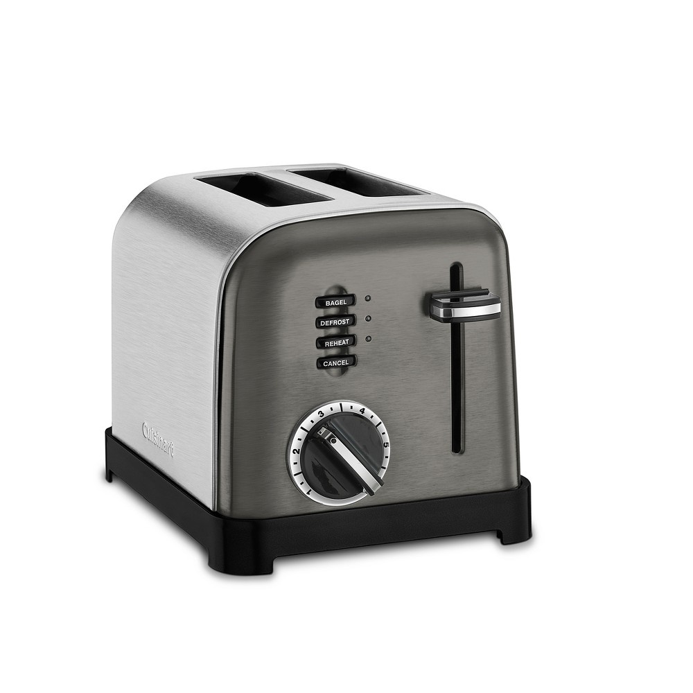 slide 3 of 3, Cuisinart 2-Slice Classic Toaster - Black Stainless Steel - CPT-160BKSTG, 1 ct