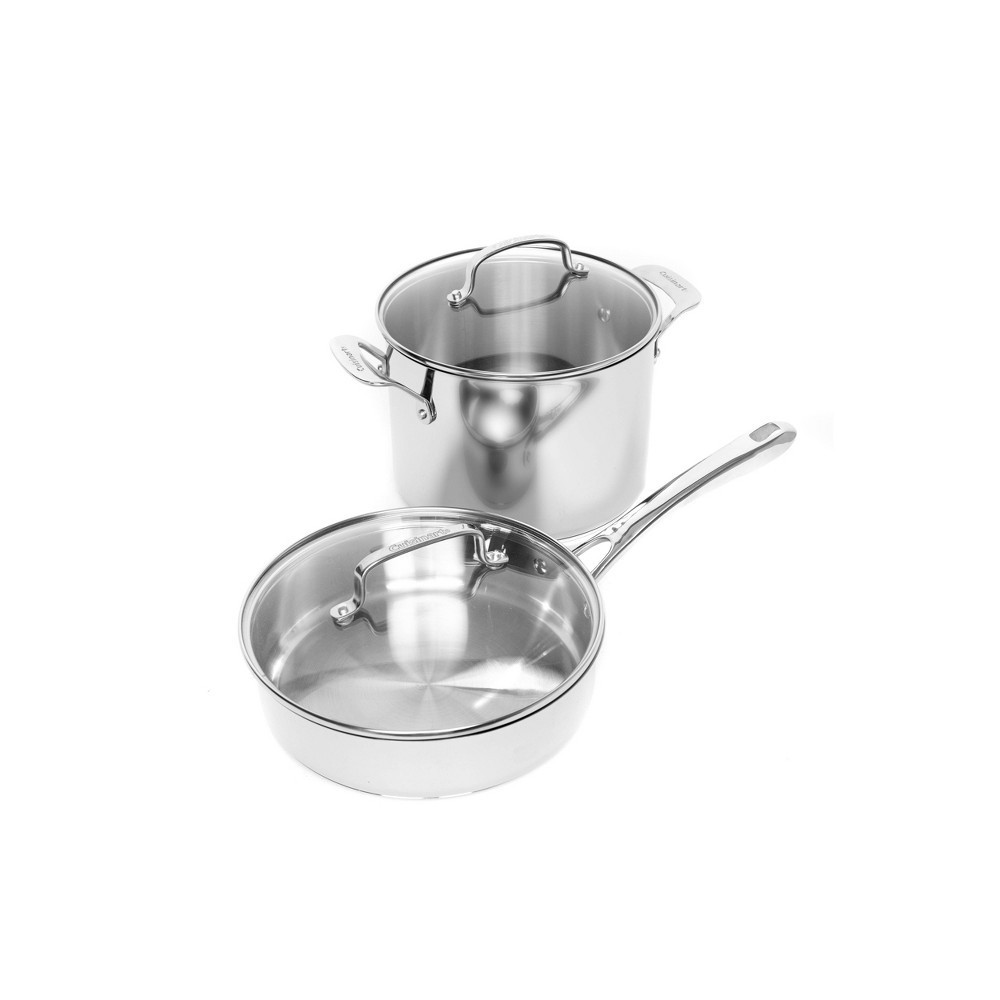 slide 3 of 3, Cuisinart 14pc Stainless Steel Cookware Set - 83-14, 14 ct