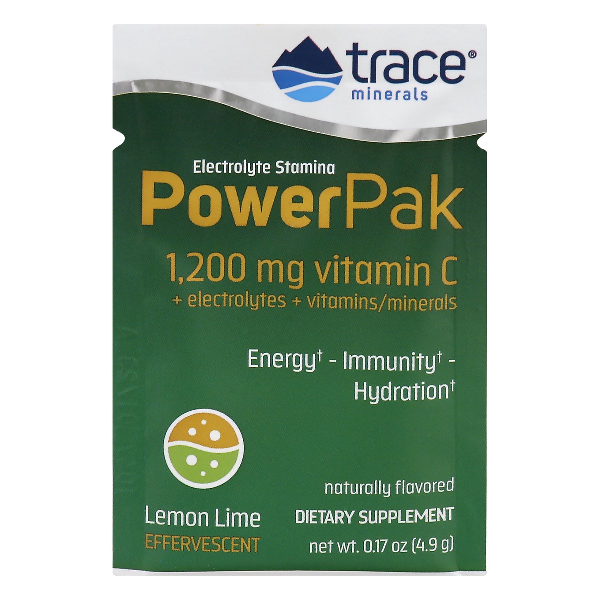 slide 1 of 9, Trace Minerals Electrolyte Stamina Power Pak Lemon Lime Single Packet, 0.17 oz