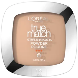 L'Oréal L'Oreal Paris True Match Makeup Super Blendable Oil-Free Pressed Powder - N4 Buff Beige - 0.33oz