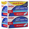 slide 6 of 29, Meijer Pain Relief PM Extra Strength Caplets, 100 ct, 2 ct