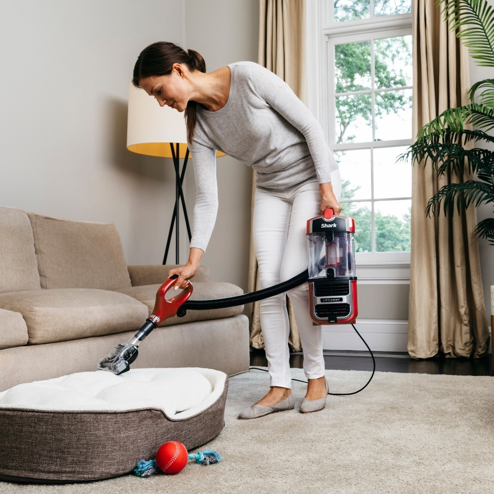 slide 6 of 7, Shark Navigator Lift-Away Speed Self-Cleaning Brushroll Upright Vacuum, 1 ct