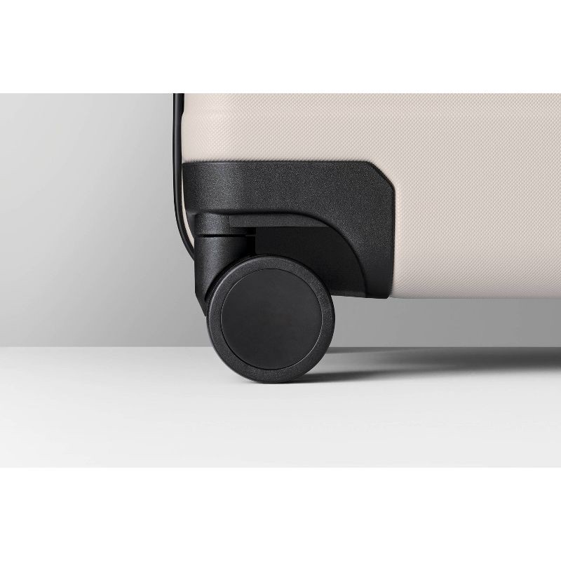 slide 5 of 6, Hardside Carry On Spinner Suitcase Tan - Made By Design, 1 ct