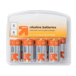C Batteries - 8ct - up&up™: Size C Household Batteries