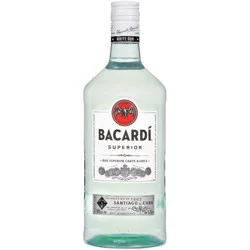 Bacardi White Rum - 1.75ml Plastic Bottle