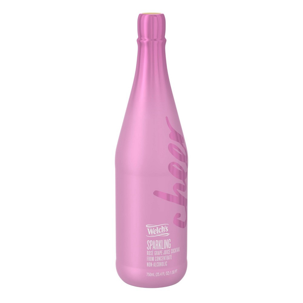 slide 3 of 4, Welch's Sparkling Rose Cocktail Juice - 25.4 fl oz Glass Bottle, 25.4 fl oz