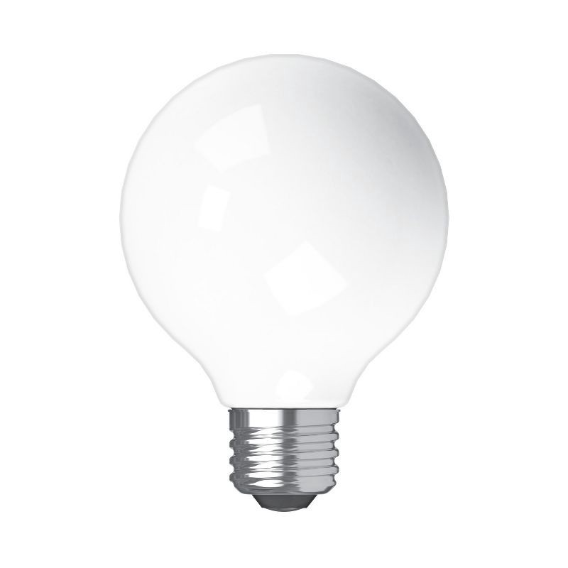slide 1 of 3, GE Household Lighting GE 2pk 5.5W 60W Equivalent Relax LED HD Globe Light Bulbs Soft White, 2 ct
