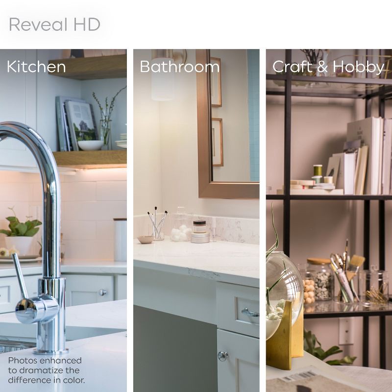 slide 10 of 10, GE Household Lighting GE 2pk 60W Reveal HD+ LED BC Decorative Light Bulbs, 2 ct