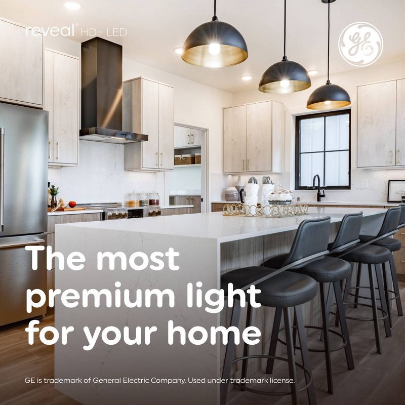 slide 8 of 11, GE Household Lighting GE 2pk 60W A15 Reveal Light Bulbs, 2 ct