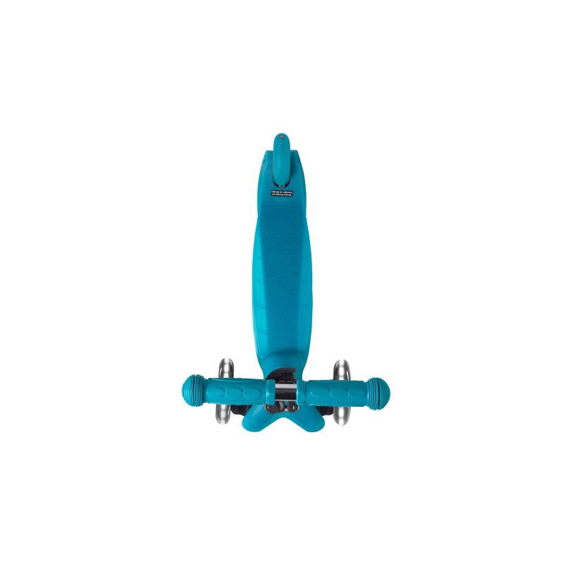 slide 4 of 5, Micro Kickboard Mini Plus Kick Kids' Scooter with LED Lights - Aqua, 1 ct