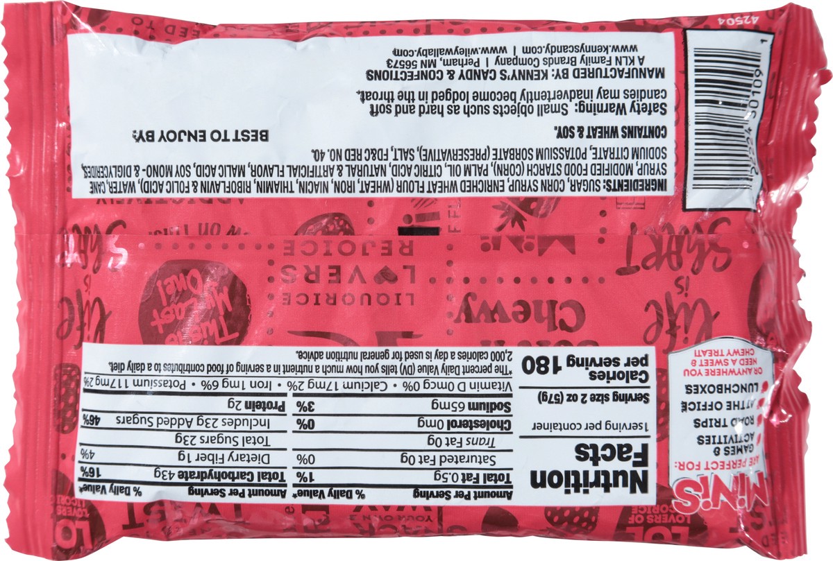 slide 6 of 14, Wiley Wallaby Classic Red Strawberry Flavored Licorice Bites Minis 2 oz, 2 oz