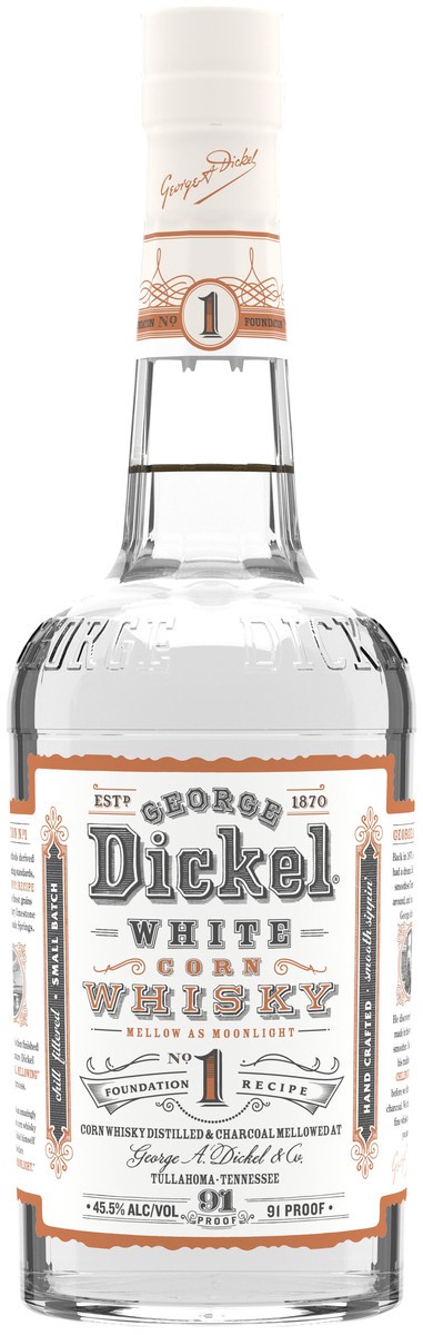 slide 1 of 4, George Dickel No. 1 White Corn Whisky, 750 ml
