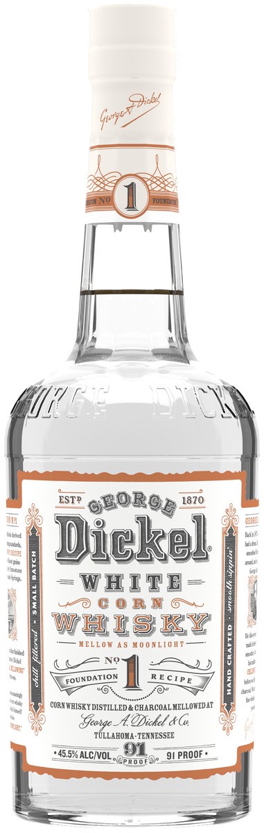 slide 1 of 4, George Dickel No. 1 White Corn Whisky, 750 ml