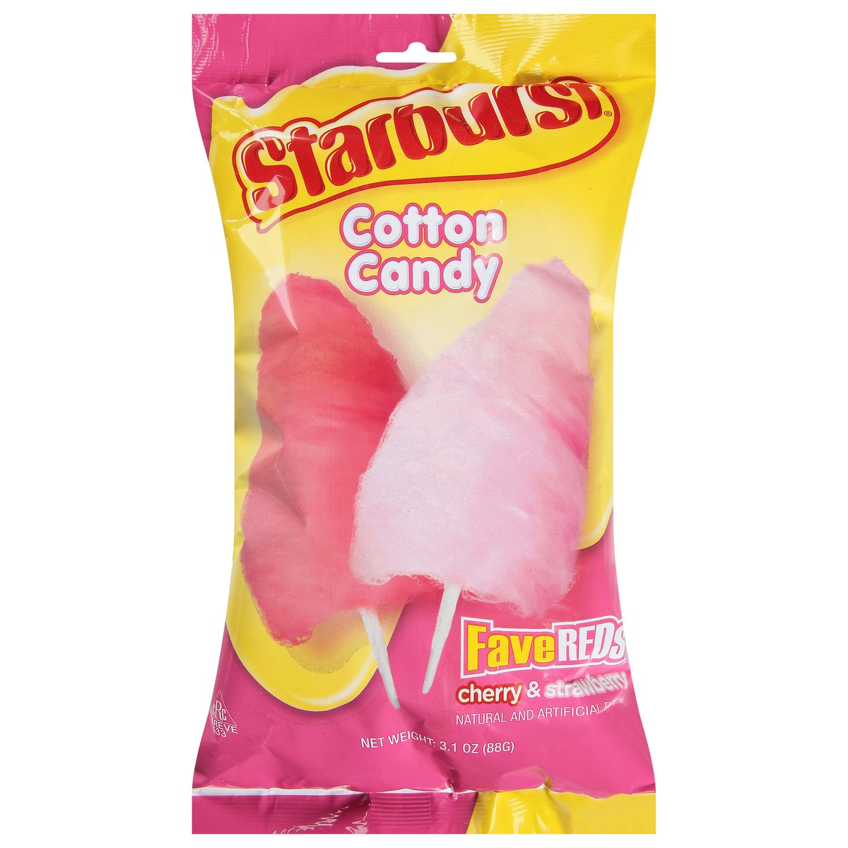 slide 1 of 1, Starburst Cotton Candy, 3.1 oz