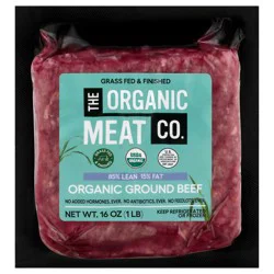 The Organic Meat Co. Organic 85%/15% Ground Beef 16 oz