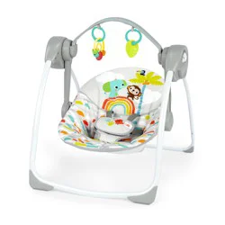 Bright Starts Playful Paradise Portable Compact Baby Swing