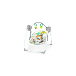 Bright Starts Playful Paradise Portable Compact Baby Swing, Unisex