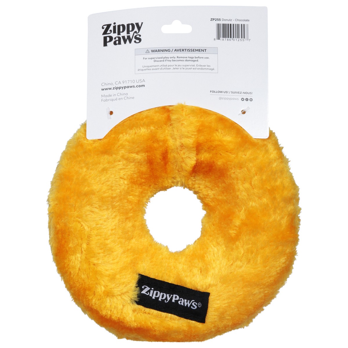 slide 3 of 13, Zippy Paws Donutz Plush Dog Toy 1 ea, 1 ct