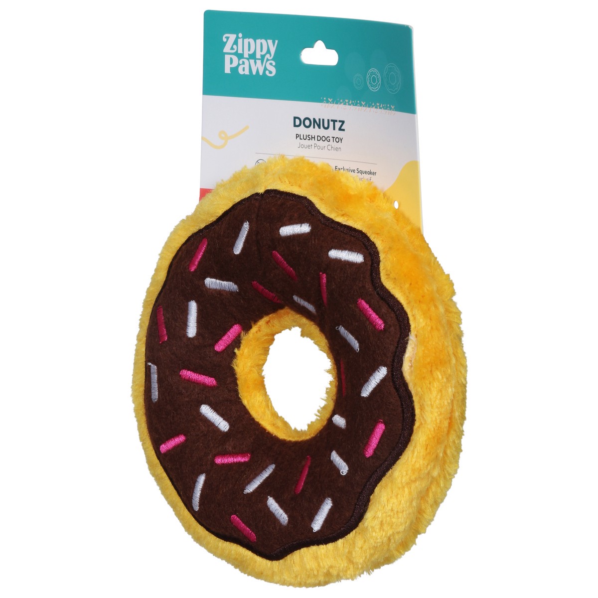 slide 5 of 13, Zippy Paws Donutz Plush Dog Toy 1 ea, 1 ct