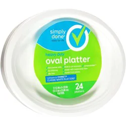 Simply Done Compostable All-Occasion Platters 24 Each