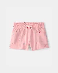 Carter's Toddler Girl Ice Cream French Terry Shorts - Pink - 4T