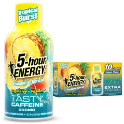 5-hour ENERGY Extra Strength Tropical Burst, 10 Pack, 1.93 oz