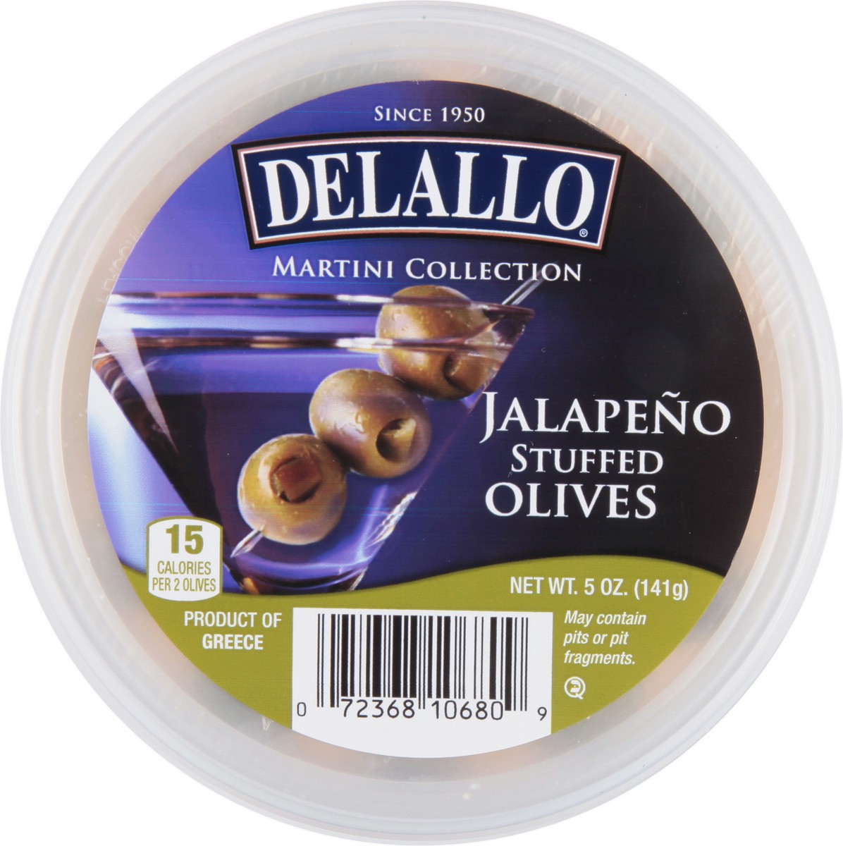 slide 1 of 12, DeLallo Jalapeno Stuffed Olives 5 oz, 5 oz